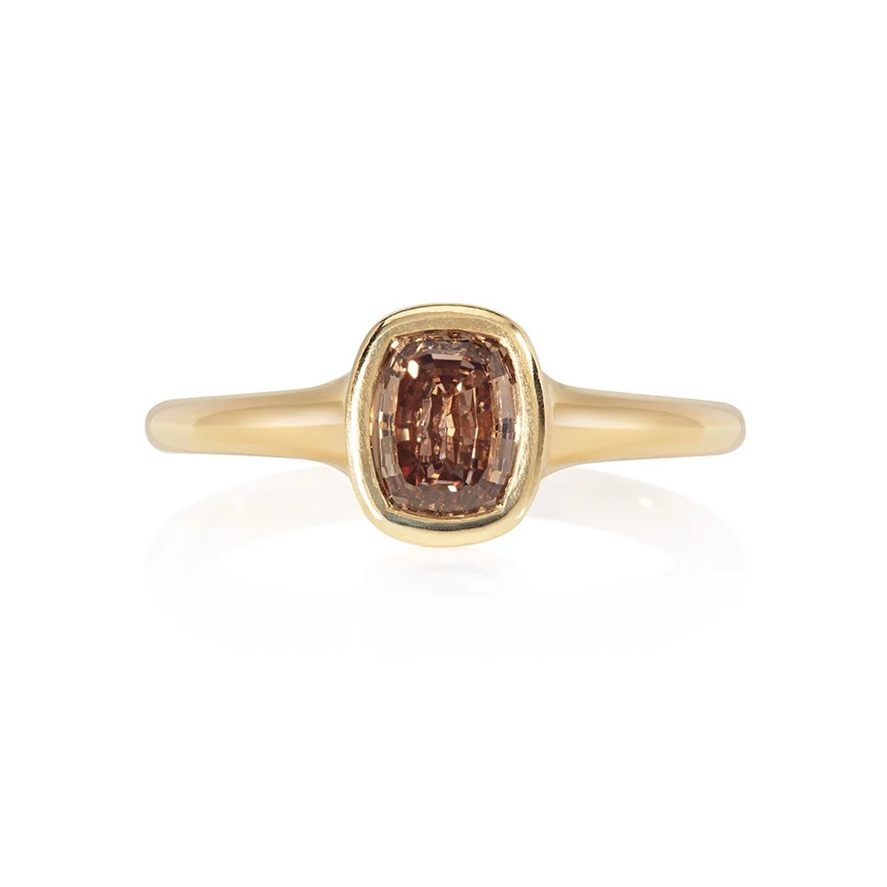 Priya Maple Solitaire Diamond Ring