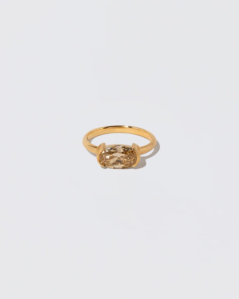Transformation Ring - Oval Brown Diamond